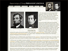 Tablet Screenshot of lincolnportrait.com